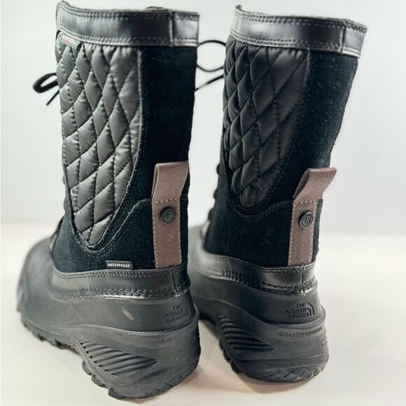 The North Face Kids Girls Boots Black Thermoball Shellista Quilted Winter US 3 - Picture 6 of 9